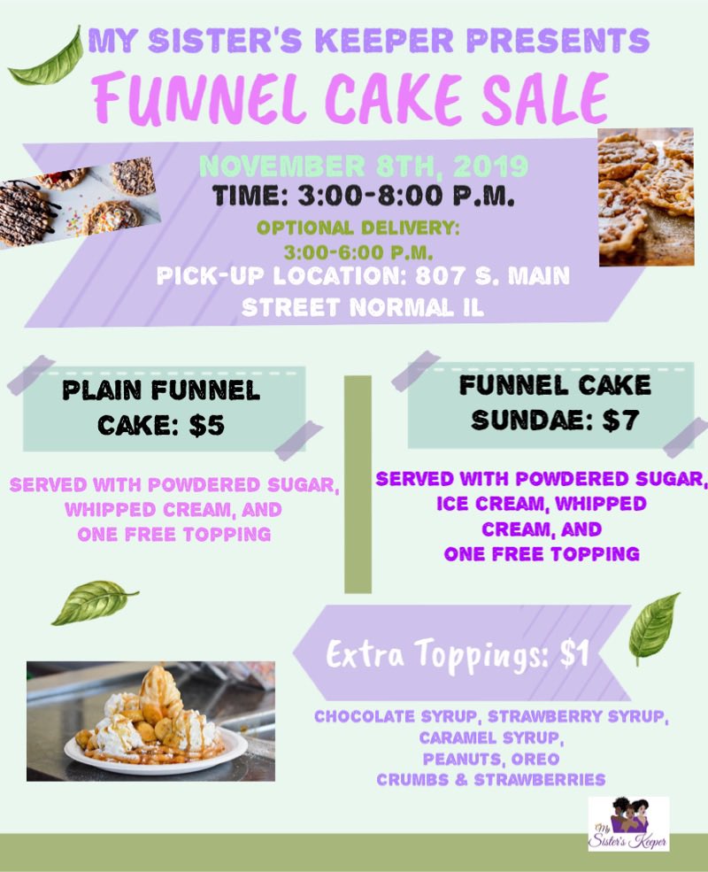 MSK_ISU's tweet photo. 💜Hey ladies!! We’re back with another funnel cake sale! 💜 Make sure to place your order through the link in our bio! If you want a funnel cake delivery be sure to place your orders within 3-6pm! #ISU20 #ISU21 #ISU22 #ISU23 https://t.co/YEgRmaFDVv