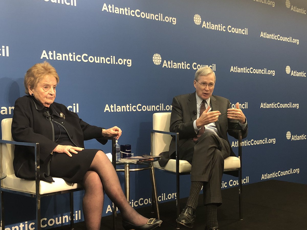 BarryPavel's tweet photo. There are whole areas of new technology where there aren’t established rules, says Hadley.  China and the US have a common interest in many of them.  #RevitalizeAdaptDefend @ACScowcroft https://t.co/MIueeCgSF0
