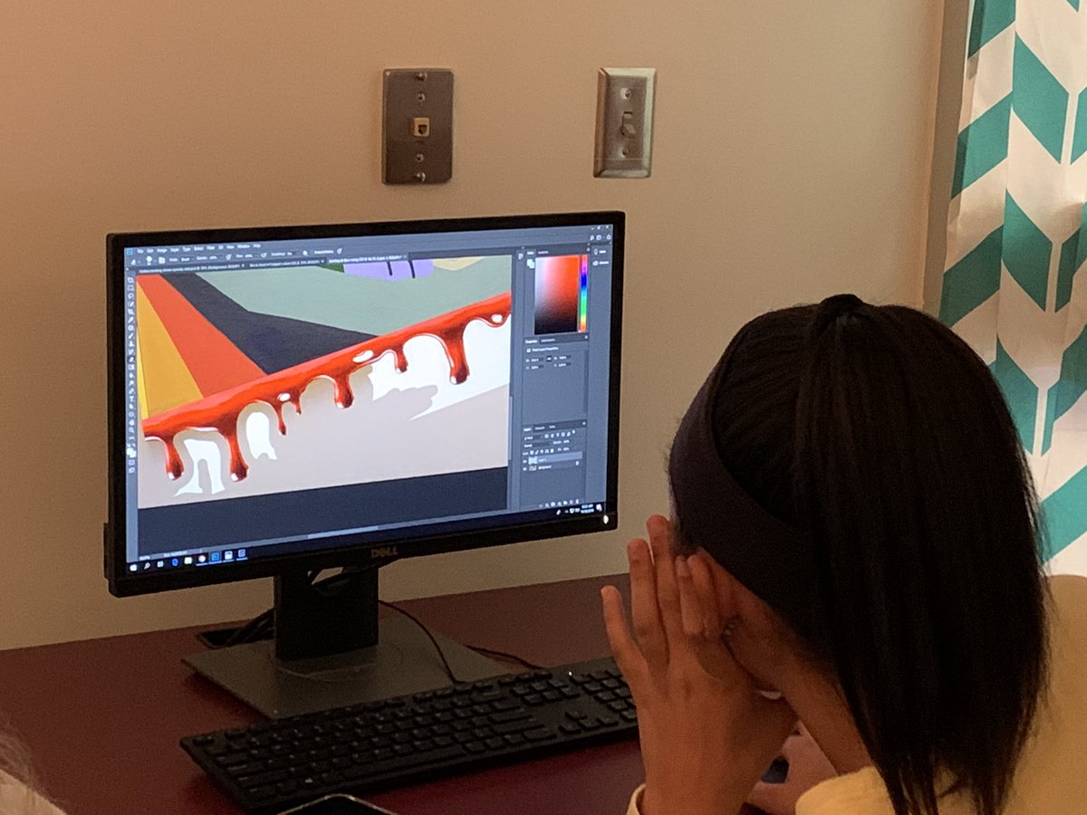 MrsKaseySmith's tweet photo. With Halloween around the corner, #PhotoTech1 uses @Lightroom & @Photoshop to edit shadows & mood & add special effects to suit the season #WarriorWay #GASDisGreat https://t.co/ph8kCvUPrA