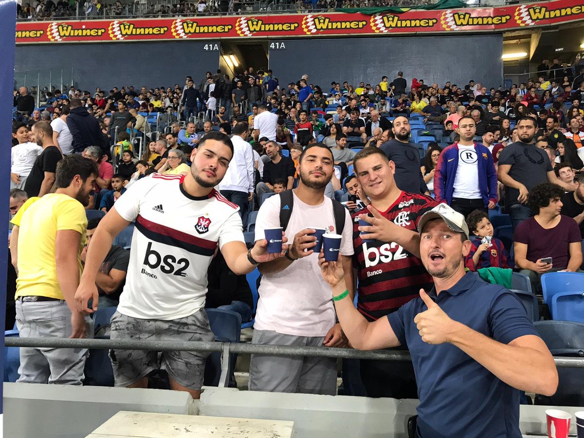 Watergen_Inc's tweet photo. #Watergen sponsored the #ShalomGame an All-Star #football Football match between legendary #Brazilian players and former #Israeli National players! The game took place yesterday at Ofer Stadium #Haifa, #Israel https://t.co/gYRZUje5yf