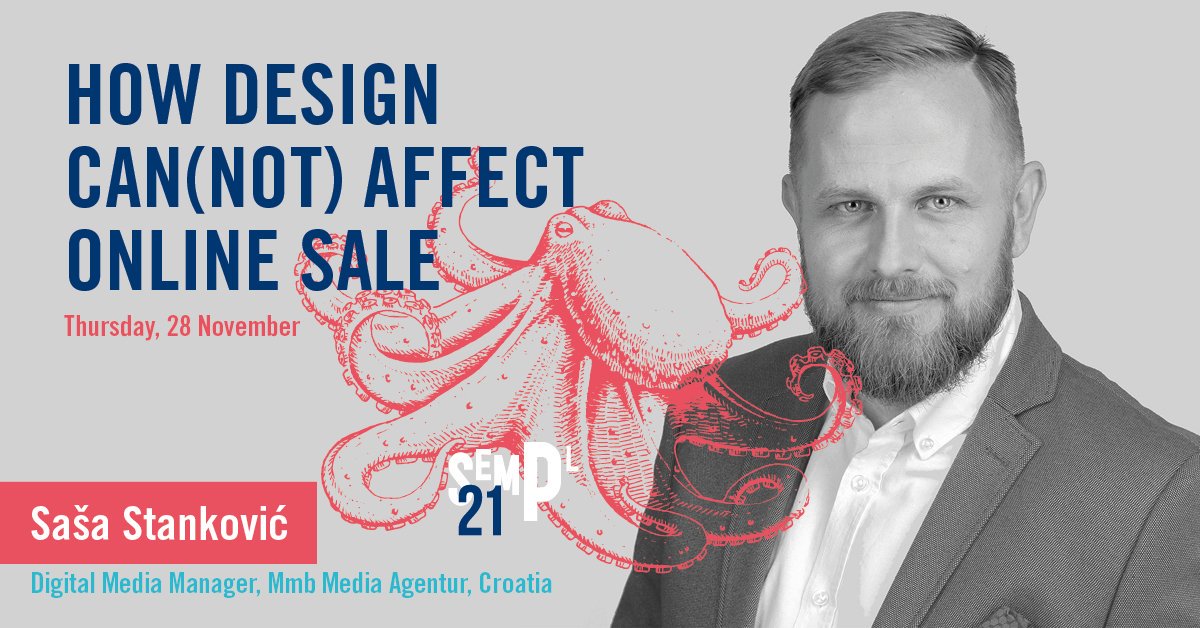 Ukoliko dolazite na konferenciju <a href="/sempl/">SEMPL Conference</a> obavezno mi se pridružite na radionici "How design can(not) affect online sale".
Vidimo se u Portorožu 28.11. u 12:15h.
sempl.si/agenda/29-11-2…
#sempl2019 #ux #userexperience #ecommerce #webshop