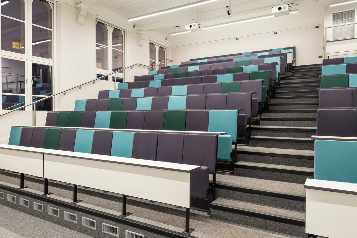 Our Feast Range upholstered in the University of Manchester Copeland Building creates a stimulating work environment.

The subtle texture of Feast and its ability to be dyed to any Pantone colour is what makes it so popular.

Order your free sample today:
abbotsford-textiles.com/product/feast/