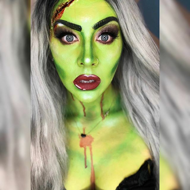 makeupbeanmua's tweet photo. Another look for #spookyseason
#halloweenmakeup #frankenstein #makeupbean #halloween #bodypaint #diamondfx #diamondfxfacepaint https://t.co/eCCu9uFe08 https://t.co/3q5uOvek7V