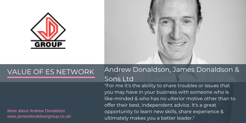 EntrepScot's tweet photo. #ESMember Andrew Donaldson of @JDonaldsonGroup on the value of being part of a peer community. Come &amp; be a part of something bigger! https://t.co/78w9oMNVWL https://t.co/zXi2miIm5R