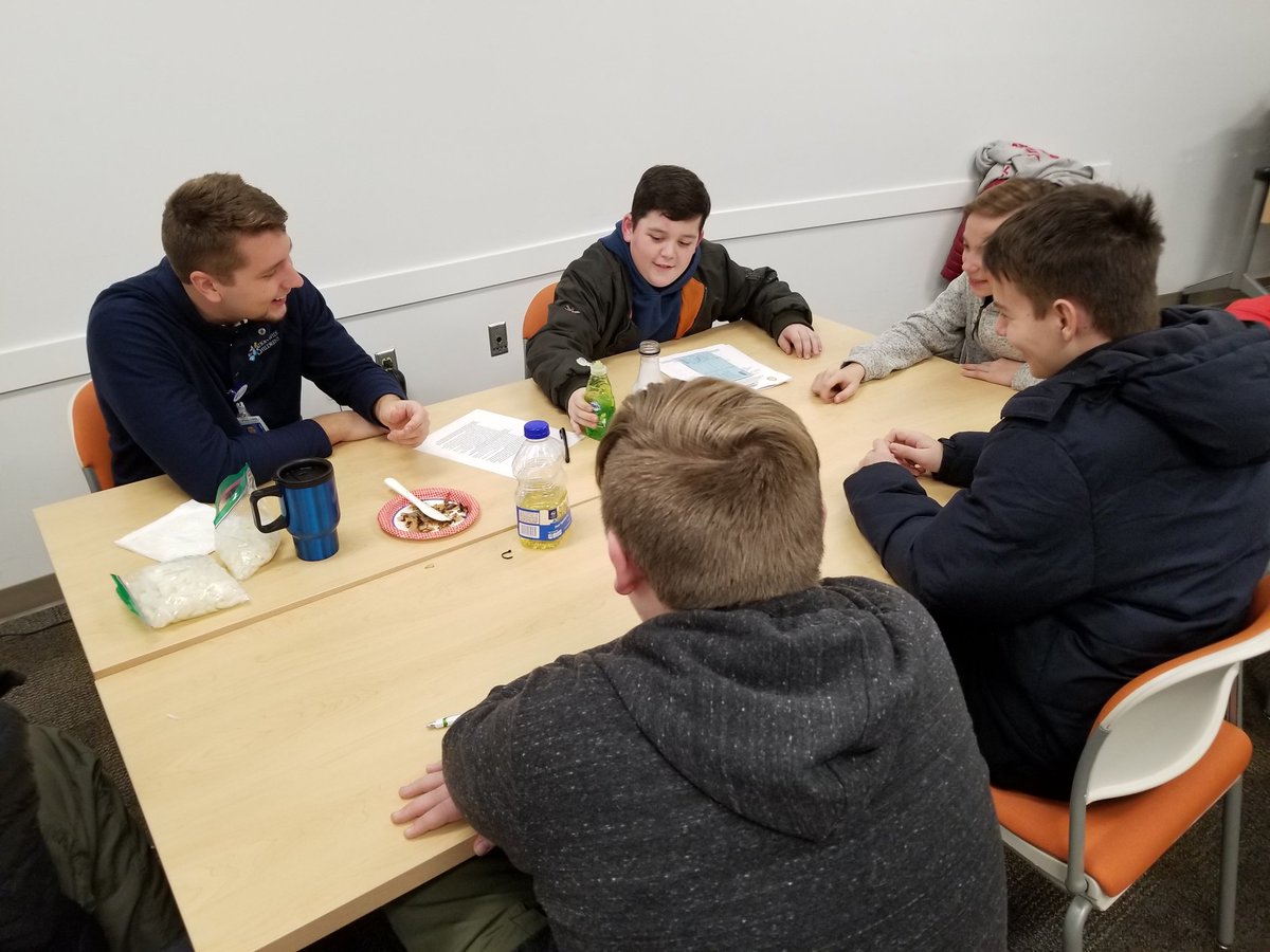 Celebrating #pharmacy month <a href="/ASHPOfficial/">ASHP</a>! Love that <a href="/NCHCareers/">Nationwide Children's Hospital Careers</a> has pharmacists that do great work AND are amazing educators. Teaching chemistry merit badge w/#BoyScouts or compounding to HS students, it's all about learning!