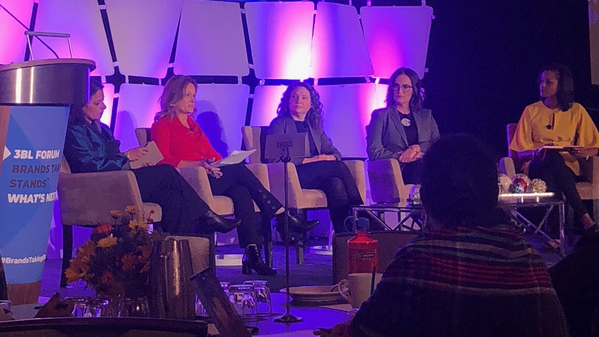 theworksdesign's tweet photo. How #ESG and #IR teams should collaborate to meet changing investor expectations—a great discussion this morning at #3BLForum. This integrated approach is (finally) going mainstream! Thanks @mlfielding1, @jenniferleitsch, @NArchibee, @NandikaM and @slbeverly. #BrandsTakingStands https://t.co/Ja8yz87lFW