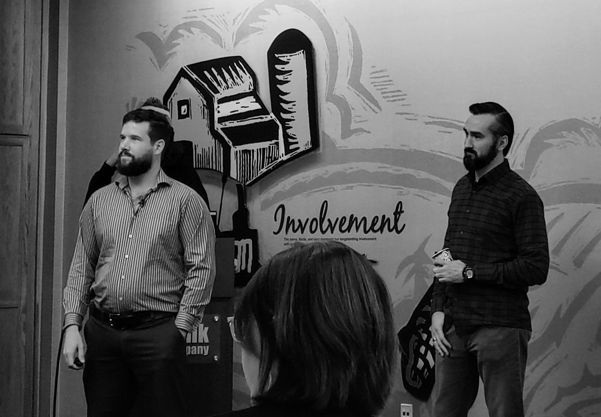 Crossover episode of 1 Million Cups with HLT <a href="/1MCCR/">1 Million Cups Cedar Rapids</a> <a href="/1MillionCupsIC/">1 Million Cups Iowa City</a>
Their #1 advice: Ask for advice (&amp; get money twice)