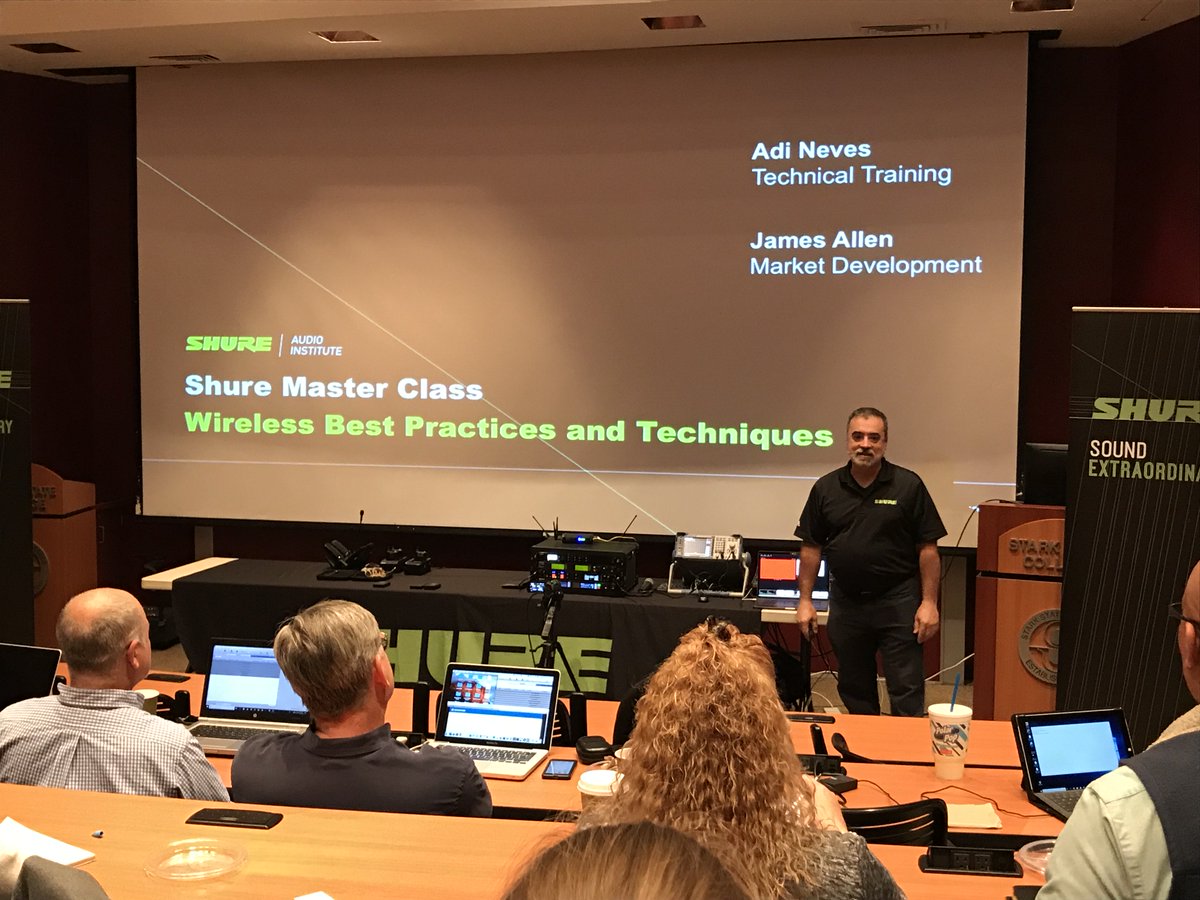 WHSTVOhio's tweet photo. THANK YOU to our friends at @TheStarkState and @shure for an awesome day of training and certification preparation!
#WHSTV #WHSTVOhio #MassillonCTEWorks4Me #CTEWorks4Me #MassillonCitySchools #StarkStateCollege #Shure
@MassillonCTE @MassillonSchool @massillonwhs https://t.co/a12nL9RFIC