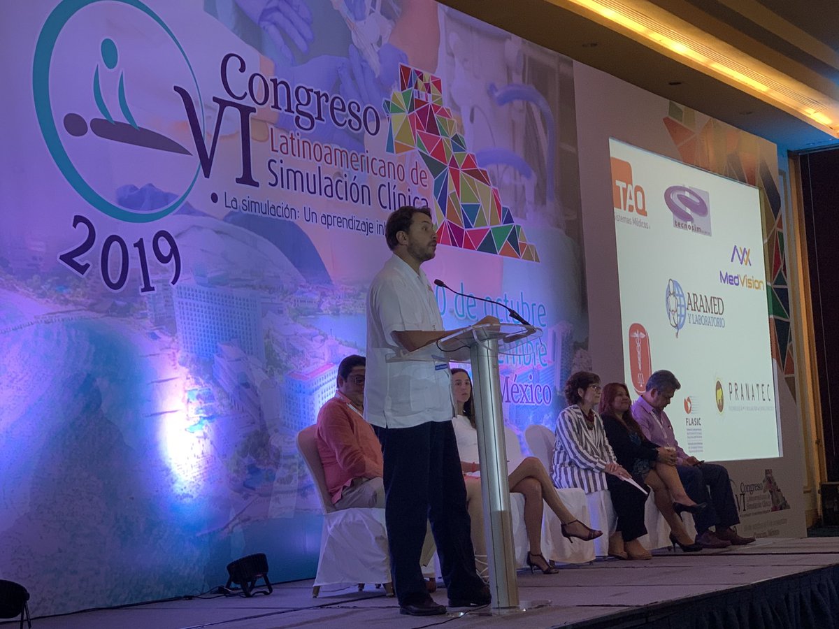 hvvaldecilla's tweet photo. Apertura del VI Congreso Latinoamericano de Simulación Clínica #FLASIC2019 en Mexico https://t.co/GONK0Ds7qv