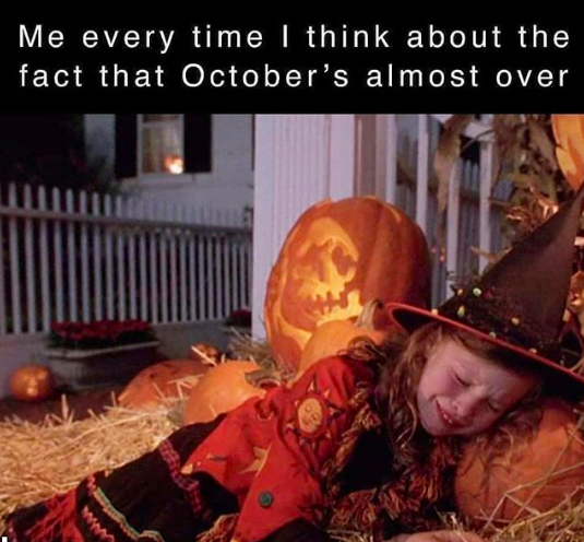 HorrorShopUK's tweet photo. Why does October have to end?!

#besttimeofyear #halloween #lovehalloween #halloween2019 #favourite #halloweenlovers #october #autumn #fall #seasonal https://t.co/zdYhBK27UL