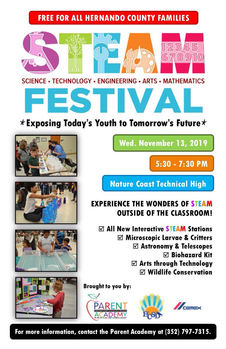 This is an event you don't want to miss! 
FREE for all Hernando County families.
Mark your calendar and make plans to attend today!