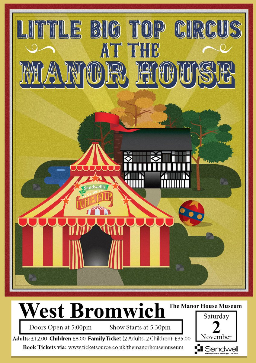 sandwellcouncil's tweet photo. We're getting ready for the circus event at Manor House Museum this Saturday.

There are still some tickets available for this family-friendly show which is open to everyone and includes clowns, aerialist and juggling acts and lots of fun! https://t.co/mKmmZ59v6z