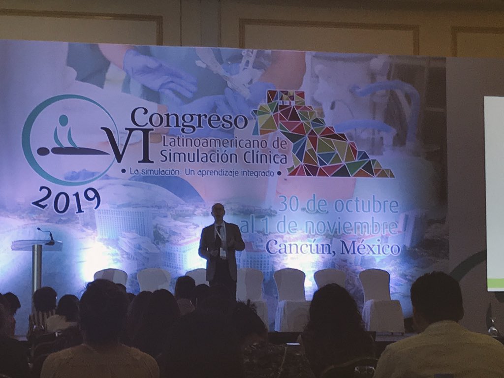 MEDICINA_UPCH's tweet photo. Conferencia de José María Maestre del @hvvaldecilla en el Congreso Latinoamericano de Simulación Clínica (Cancún 2019) de @FLASICSP https://t.co/be5ToBxOKS
