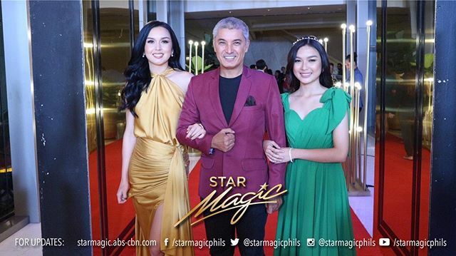starmagicphils's tweet photo. Francine Diaz with Albert Martinez and Beauty Gonzalez at the ABS-CBN Christmas Trade Party https://t.co/016Ldz8B9X https://t.co/0IWaq9F2qX