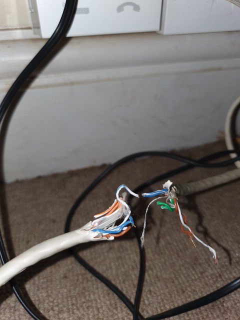 Couple of funny ones today. When a client calls to report that they cannot access ‘catch-up’ TV. Our engineer runs tests and eventually discovers.... the dog had chewed through the cables! #inhouseengineers #localexperts #thedogdidit #independentbath