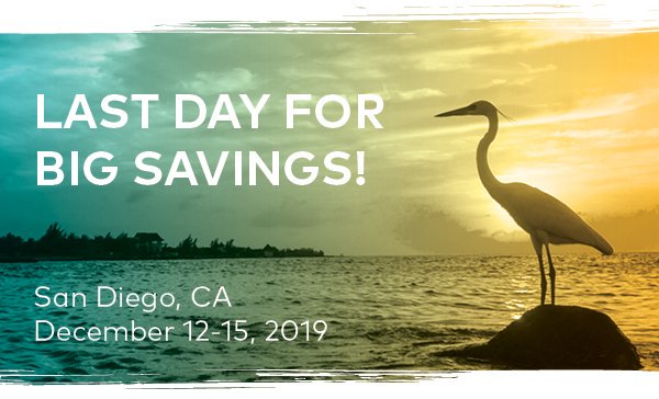 Today is the LAST DAY for Early Bird pricing at Fetch dvm360 in #SanDiego ! Register now and save BIG on next the best CE in animal care, inspiring presentations and actionable insights for your practice. Register at bit.ly/2Yh8zO3 before its too late #veterinarian