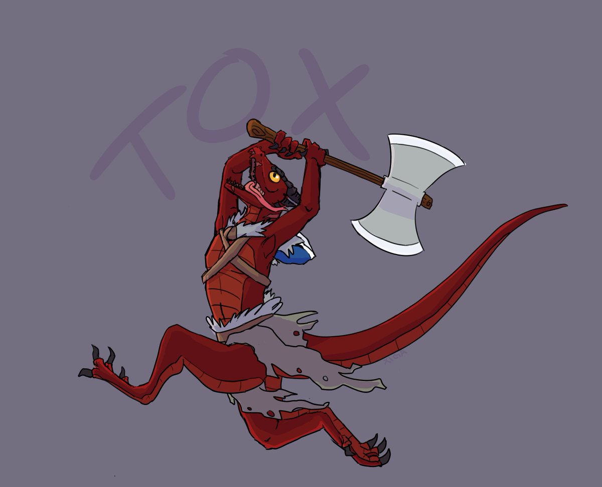 ItsXiga's tweet photo. Tox, The Kobold Barbarian! 
 I made the art, and I'm open for coms! 
 My price range goes from 15€ to 150€. If you are interested in art of your own, contact me here on twitter or through discord Xiga#8297 for more info and a price estimate!
#commissionsopen #twitterart #DnD https://t.co/Q5OCbuscP8