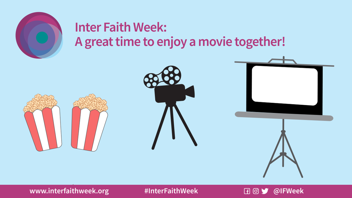 IFWeek's tweet photo. This #InterFaithWeek, why not get a few people of different backgrounds together to watch a film and discuss its themes? 
Just one of our handy #quickplan activity ideas from https://t.co/x0SHYUFE62 https://t.co/43isUkIvy3