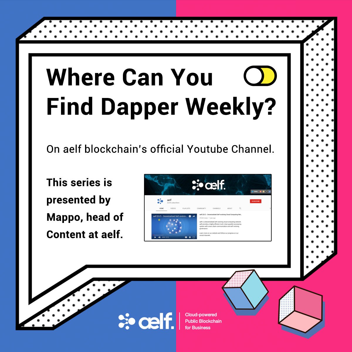 aelfblockchain's tweet photo. What is dapper weekly?
Did you know the giveaway officially ended today? If you missed it, don't fret.
Season 2 is coming soon!
#aelf #aelfnews #aelfcardnews #cardnews #dapperweekly https://t.co/giSWAapWAa