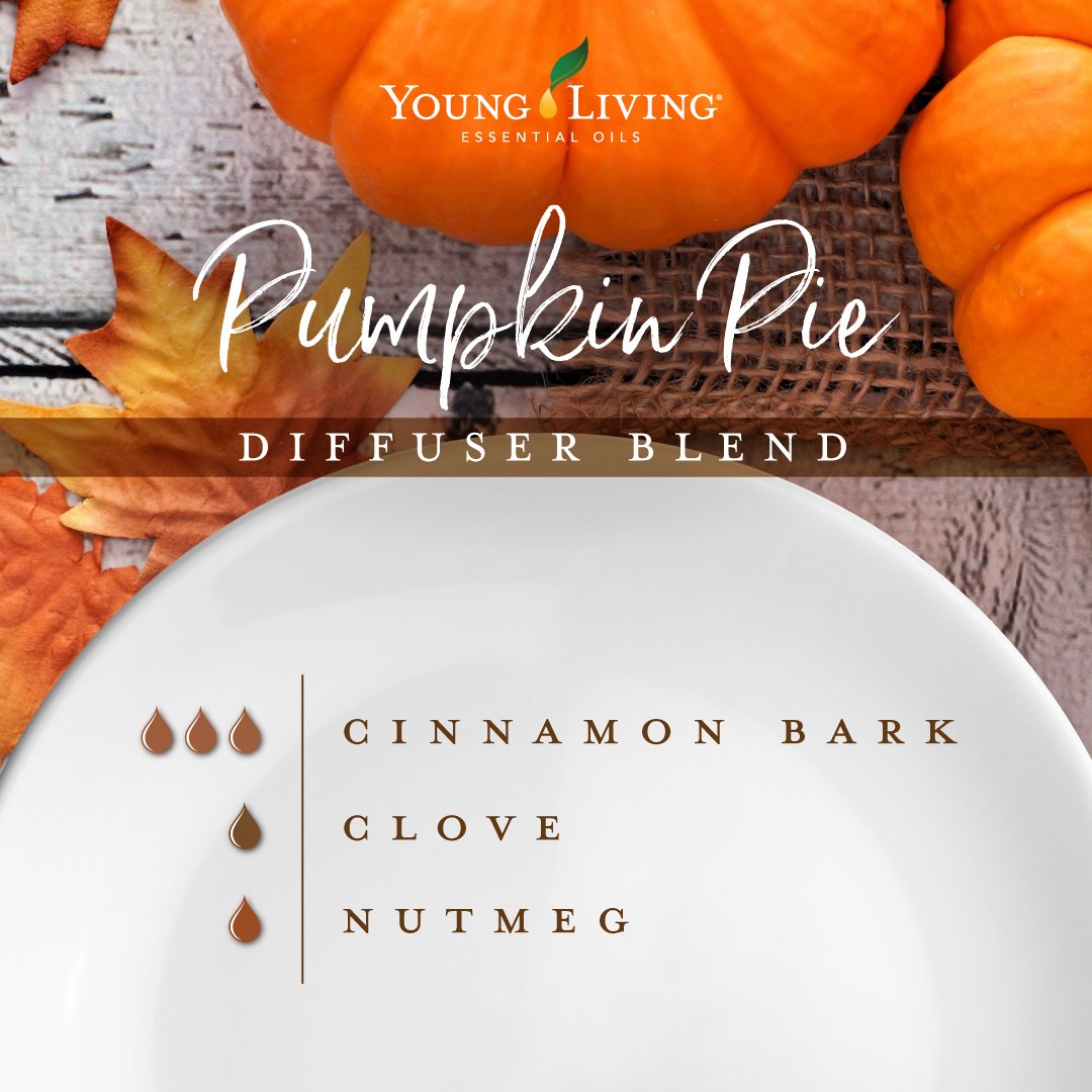 youngliving's tweet image. Diffuse this sweet-smelling blend for all the festive fall feels! #yleo #diffuserblend bit.ly/32P3bjh