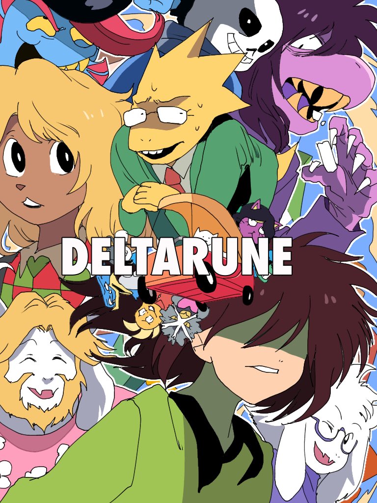 #DELTARUNE 
デルタルーン1周年おめでとう!! 