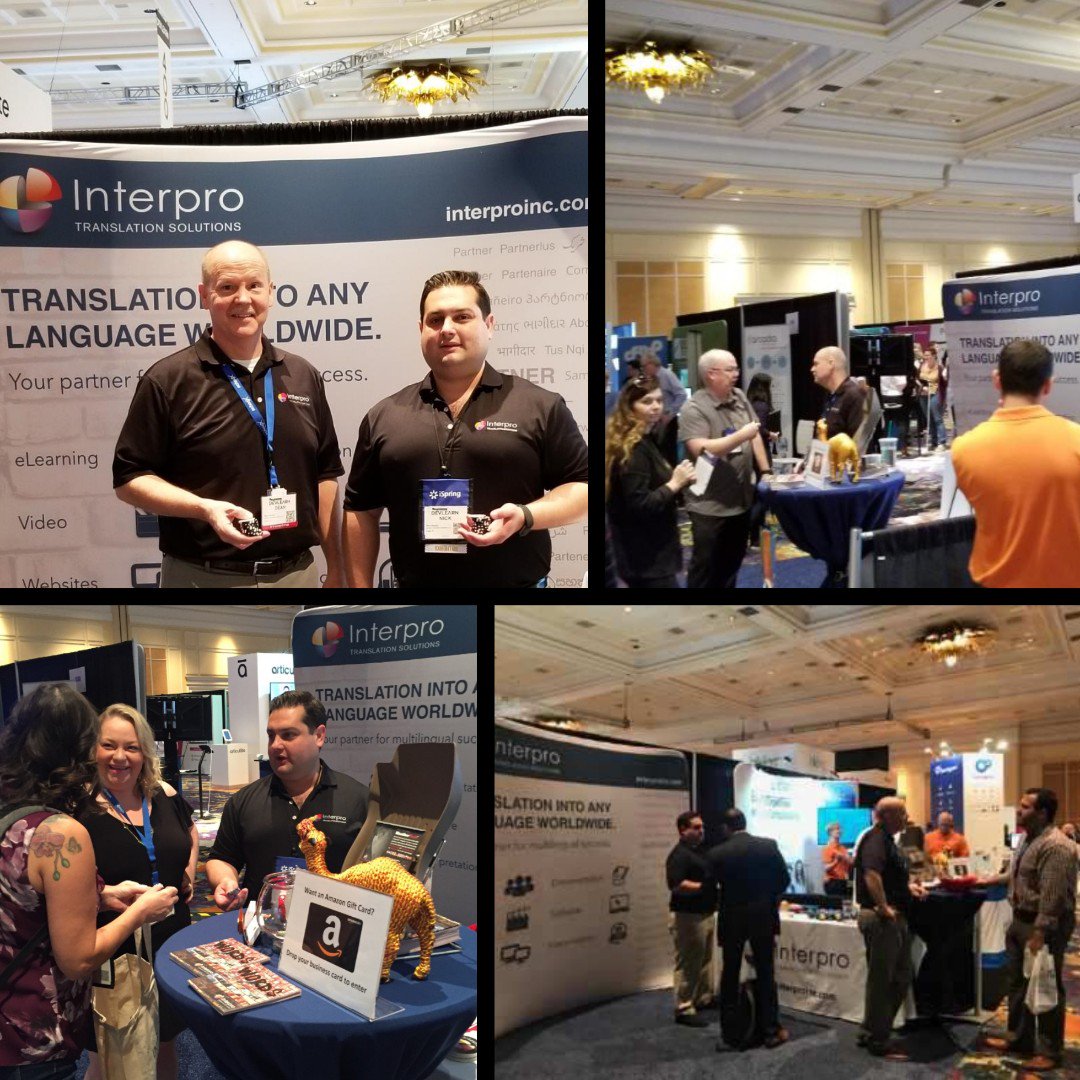 interproinc's tweet photo. We can't believe it's been a week since #DevLearn19! Didn't get the chance to connect with us at the show? Click the link below to fill out our Contact Form. Talk with you soon!
https://t.co/6KUs4WOw12
#interproinc #DevLearn #translation #translations #interpretation #eLearning https://t.co/SFDWxv5bCG