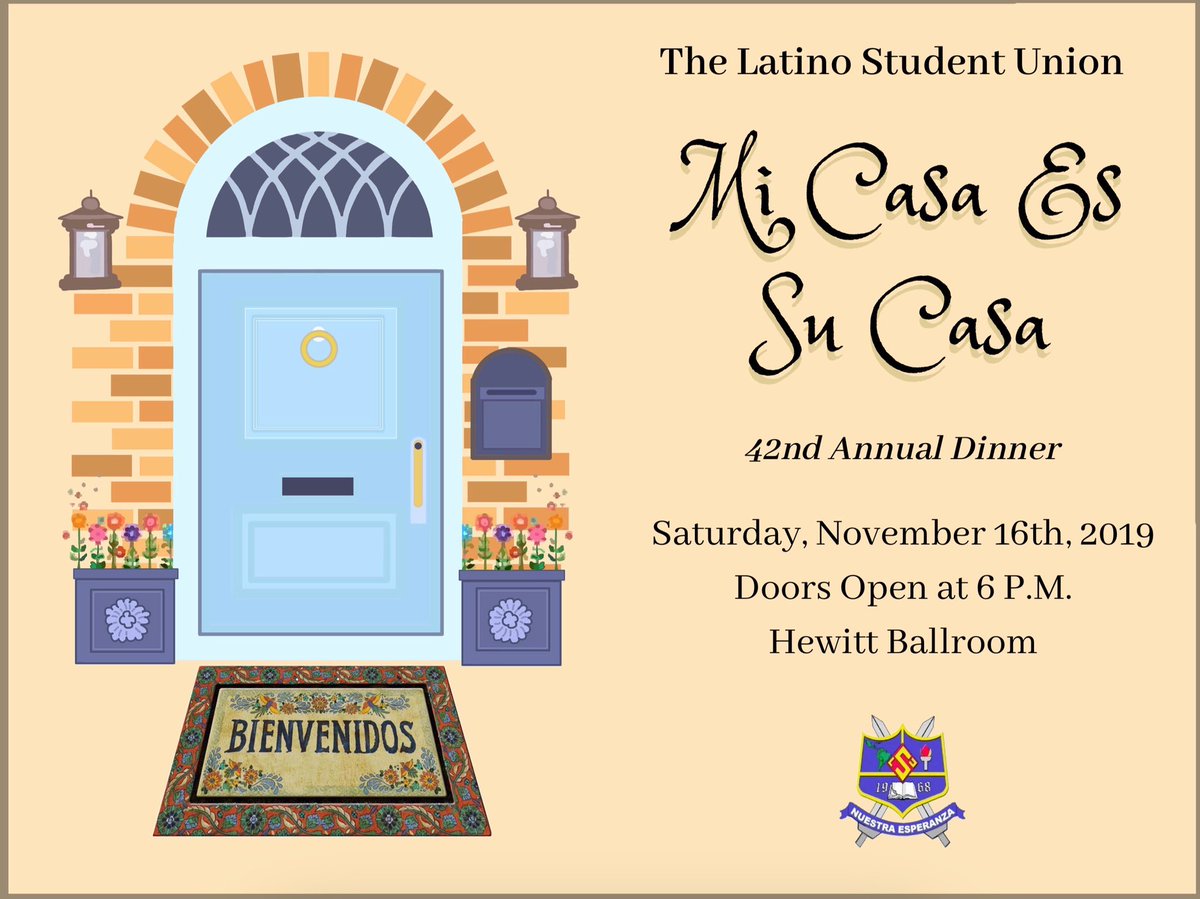 LSU_OSU's tweet image. We’re excited to finally announce the theme for our 42nd annual dinner: “Mi Casa Es Su Casa”! It will be a night full of delight, with an emphasis on the charm and culture that exists within our homes. Tickets are now on sale, get them before they sell out! #fortheloveoflsu