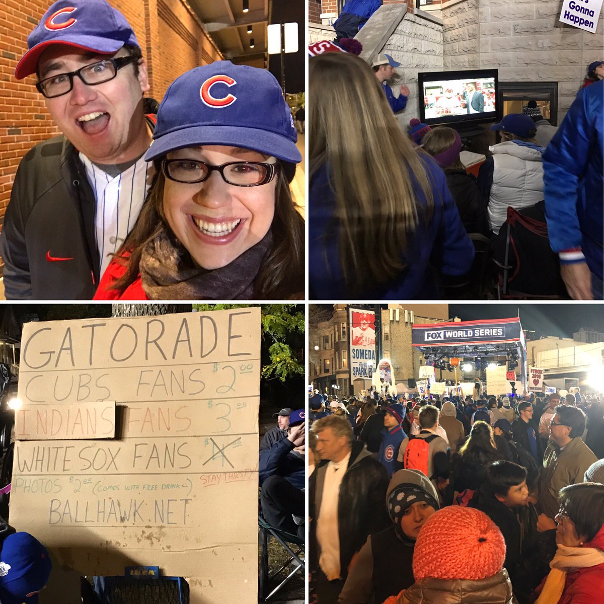 CaitlinSaladino's tweet photo. Where were YOU 3 years ago? #longlivebaseball @Cubs ⚾️🐻💙❤️ https://t.co/eL0iyZjD3b