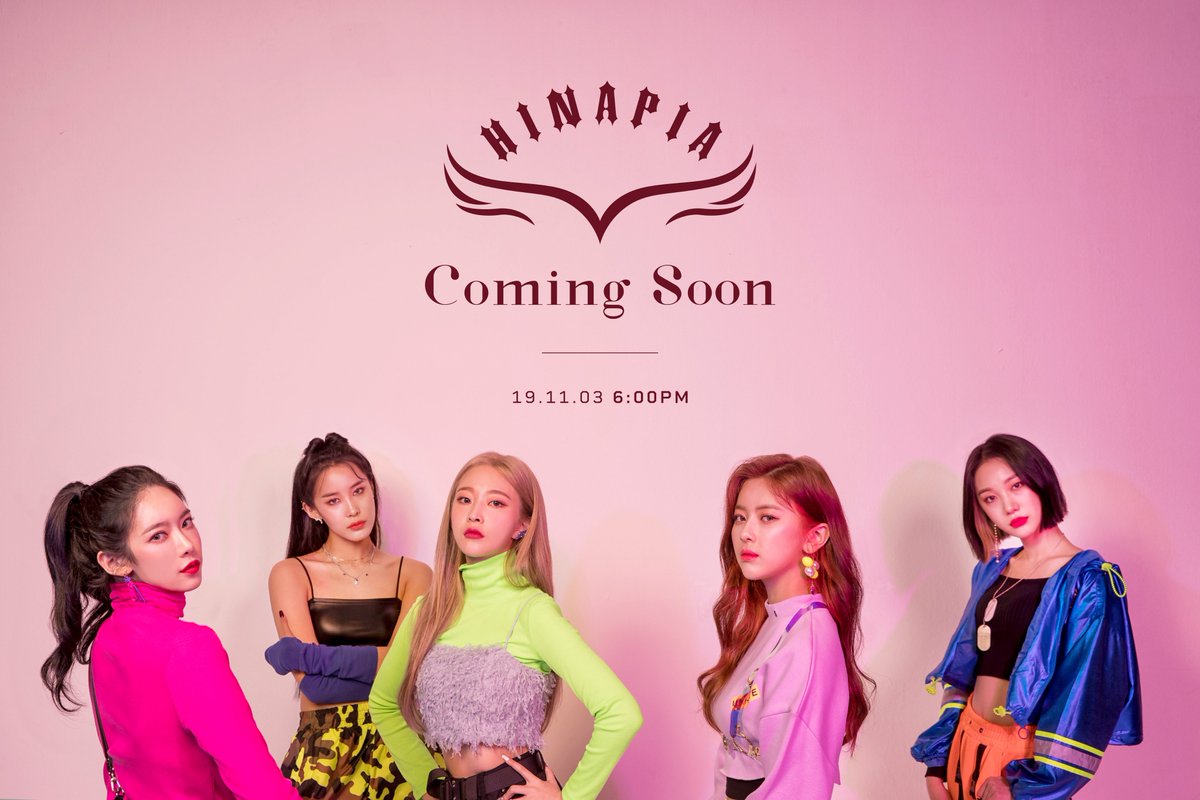HINAPIAofficial's tweet photo. [HINAPIA Concept Photo]

HINAPIA Digiatal Single [New Start]

19.11.03 6:00PM

#희나피아 #HINAPIA #민경 #경원 #은우 #예빈 #바다
#NewStart #ComingSoon https://t.co/eibsfeSIOE