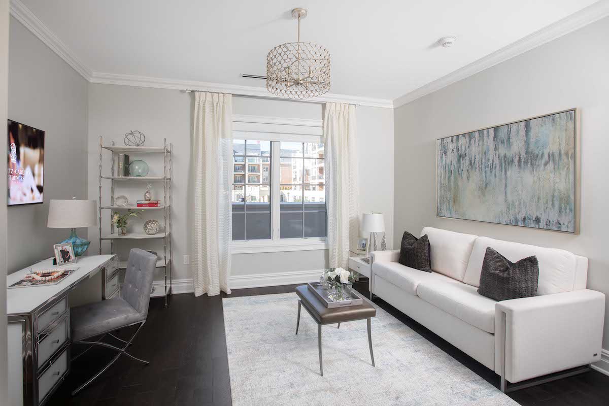 Our residences offer plenty of room if you’re looking to set up a home office or a separate reading room. 

Check out our floor plans. hubs.ly/H0l0nq60