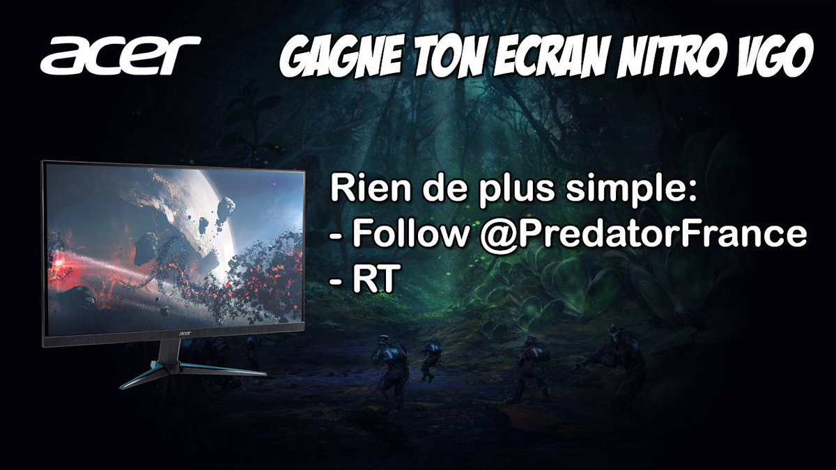 Alfouille's tweet photo. 🎁 Concours #PGW 🎁

Follow @Alfouille &amp; @PredatorFrance 

RT ce tweet 🔂

TaS : Mercredi 6 Novembre https://t.co/txtQIntj0S