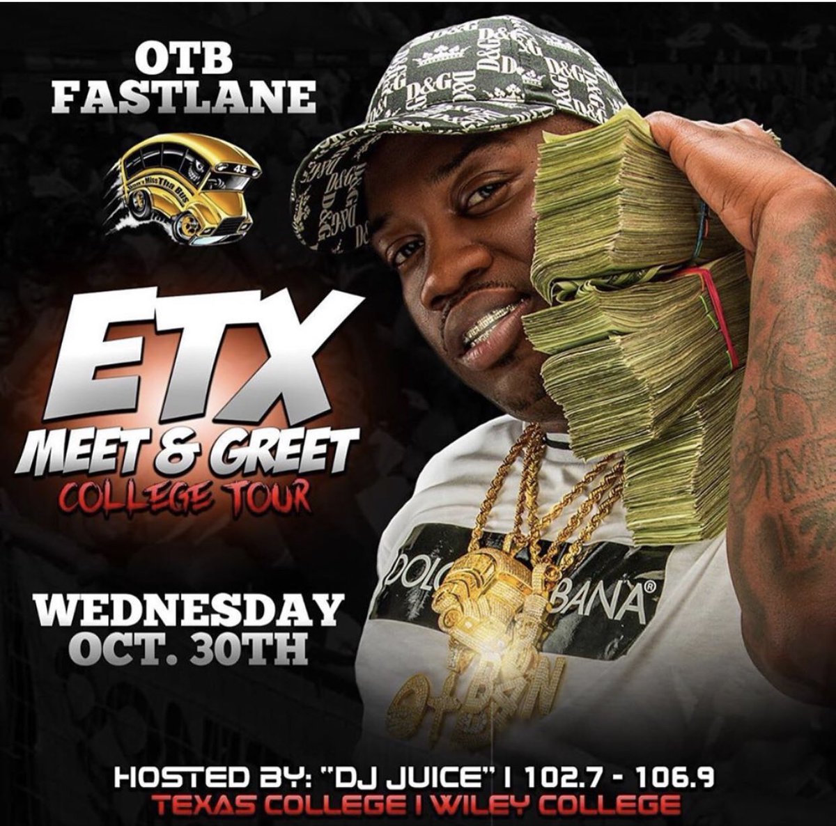 YellaBoyyKg's tweet photo. #TC and Wiley college make sure y’all pop@out for my bro @OTBFastlane today need the whole ETX in that bihh bussin 🚌🚌🚌🚌🚌🚌 https://t.co/fkbHpvDR6p