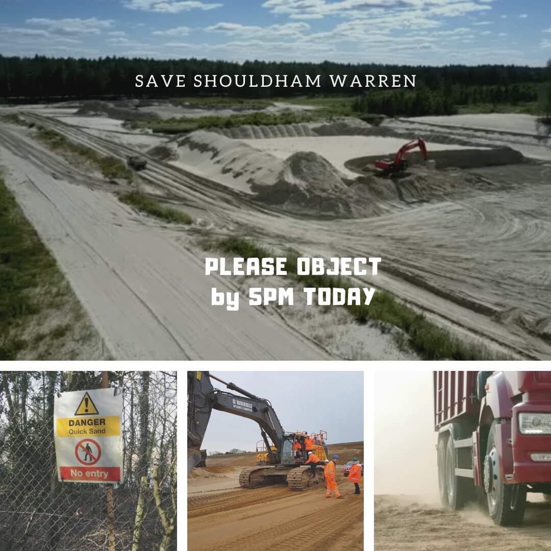 norfolkCATSS's tweet photo. Please don't let this become a reality. The deadline to log your objections is just hours a way. 5pm. #sorrynoquarry Simplest way to 'Object to Protect' Shouldham Warren&amp; Marham Fen is: 👉 https://t.co/ytuZllZYWD
Thank you to everyone's support. Together we can stop this. https://t.co/FmhKvo3rr2