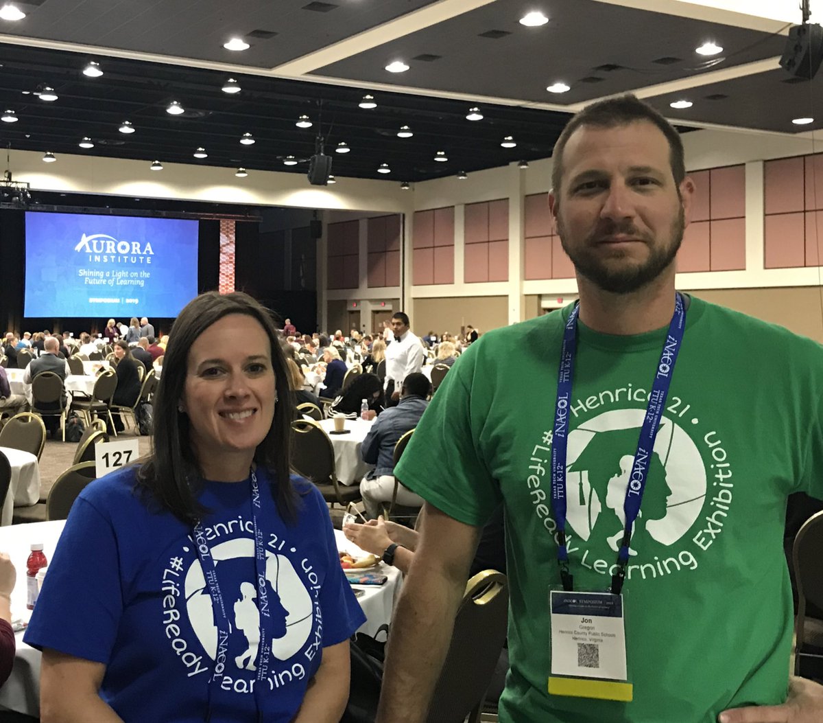#Henrico21 tshirts ready here in Palm Springs, CA at the Aurora Institute #iNACOL19 for @HenricoSchools #StudentShowstoppers session on Student Learning Exhibitions #LifeReady, another example how #VAis4Learners and that @HCPS_Innovates