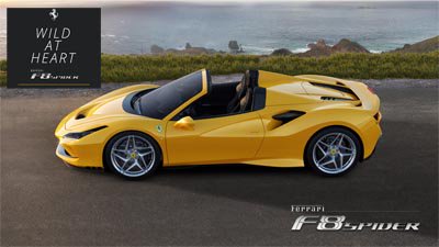 Have you heard about the launch of the New Ferrari F8 Spider? This new generation drop-top sports car with a central-rear V8 engine from Ferrari is sure to get your pulses racing! #ferrari #V8 #ferrarispider #F8spider