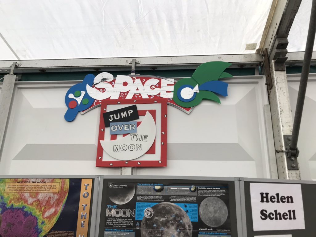 LorraineCoghill's tweet photo. The superb #HelenSchell has only missed 1 #celebratescience out of 10 (have we mentioned it’s our 10th birthday! 🎂🎁) #steam #creativity #moon #space @IoPNorthEast @originaldrpete @Paula_Martian https://t.co/7iCfXEsxxI