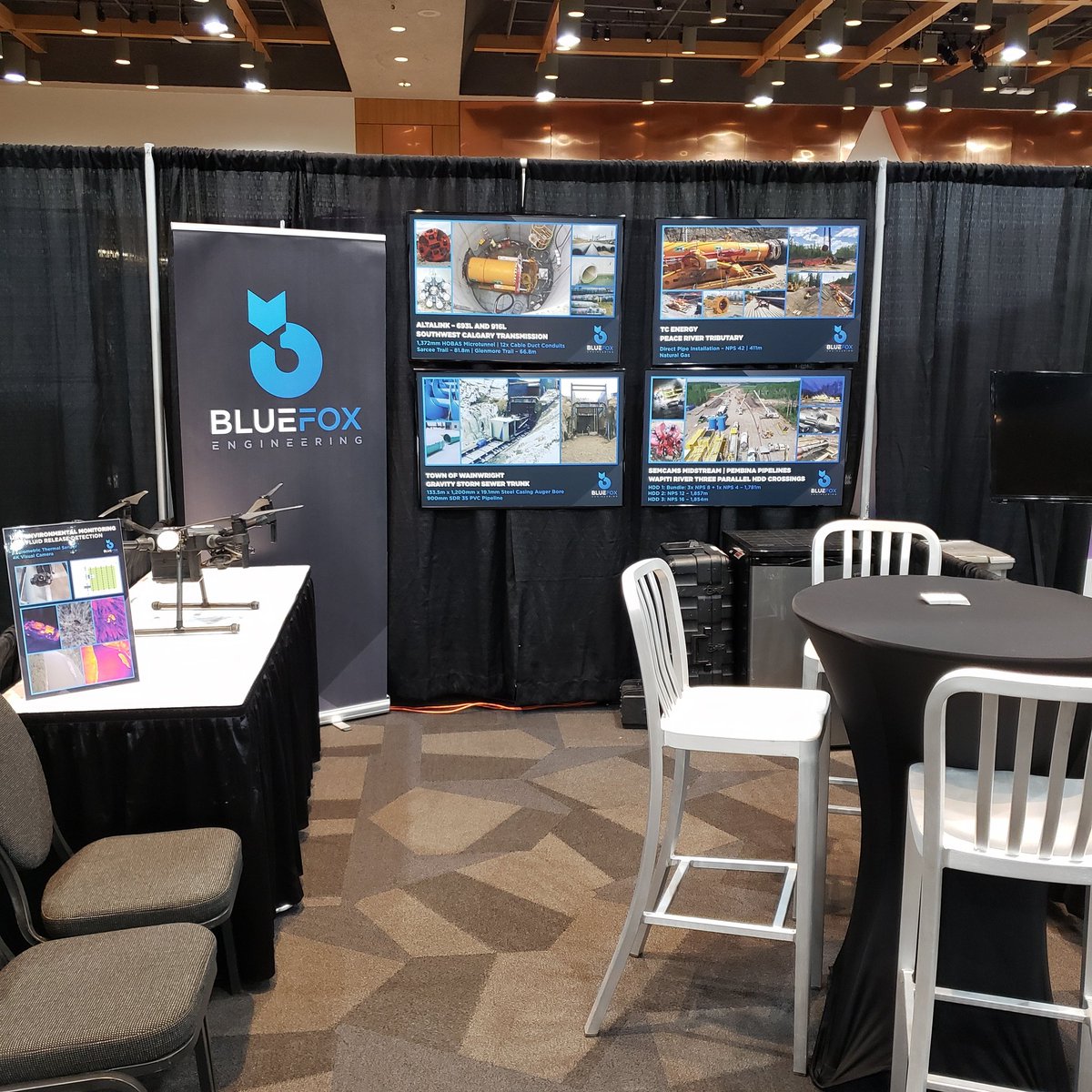BlueFoxEng's tweet photo. Come visit BlueFox at the First Annual #nodig #nodignorth at booth 215 today. We're talking everything #trenchless and the latest technology for #environmental monitoring using #UAV surveillance. https://t.co/bWWRNvEi13