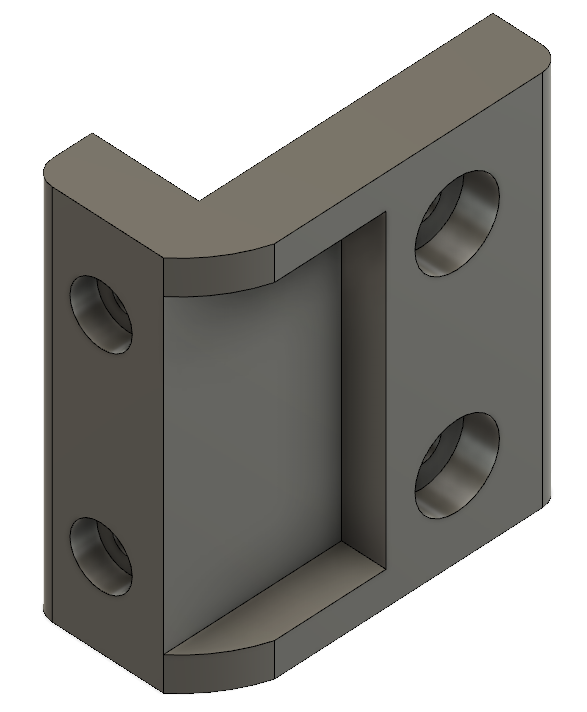 Toucheatout10's tweet photo. Ce qui m'a décidé d'avoir une imprimante 3D, c'est que l'on peut créer presque n'importe quoi. Petit problème de fermeture d'une des portes du placard de mon fils (serrure trop éloignée de l'autre porte) et hop ! Création d'une cale sur-mesure via #AutodeskFusion. https://t.co/4yUV7AzL3S
