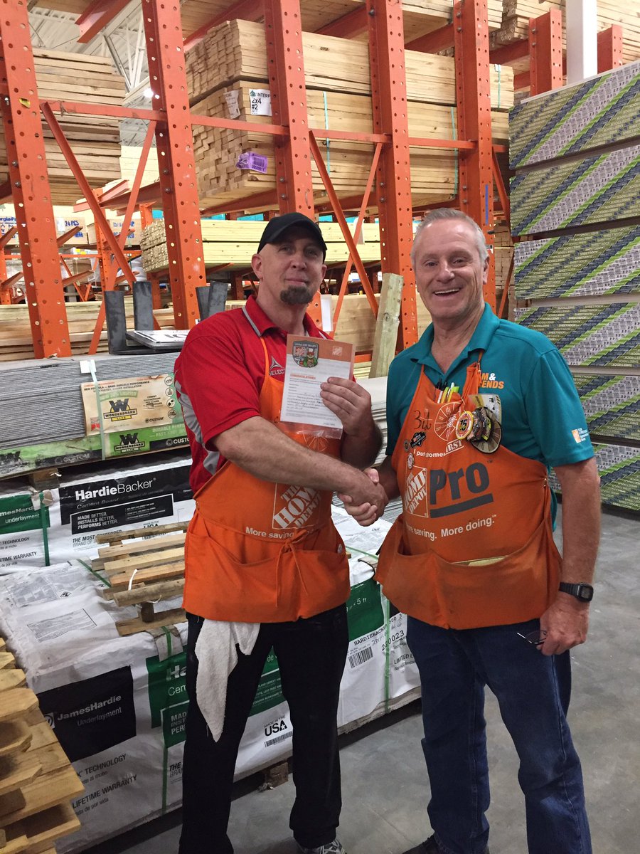 Award for Chris for outstanding customer service Building strong relationships <a href="/THDSMLisa/">Lisa Holzhauser</a> <a href="/patrick_vaught/">Patrick Vaught</a> <a href="/Seichner131/">Seichner13</a> <a href="/BillKellermann/">Bill Kellermann</a> <a href="/HomeDepotJames/">James Cannon</a> <a href="/SelphNicole/">Nicole Selph</a> @Matt_Baclar