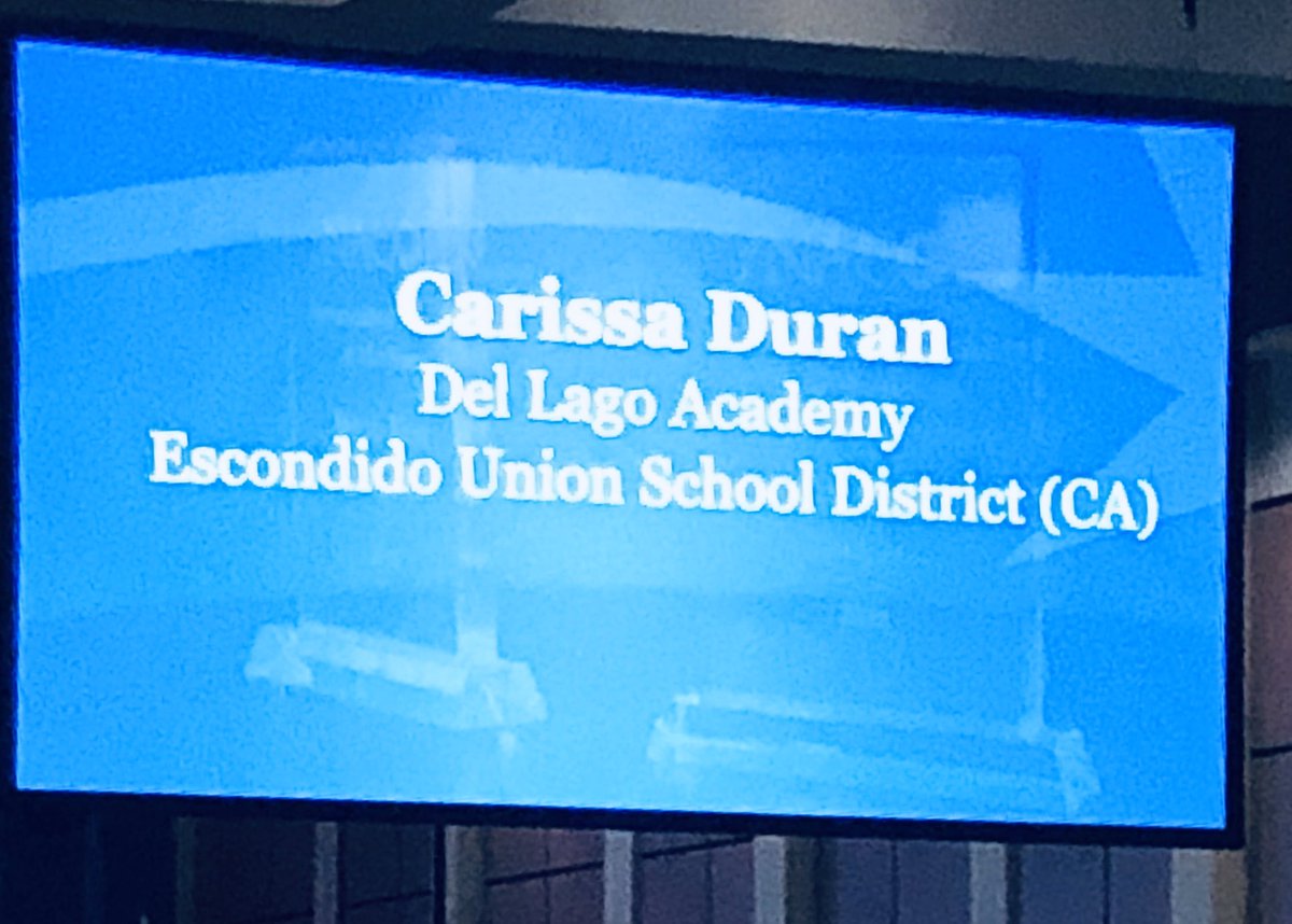SigridOlsonVT's tweet image. “Personalized learning is an act of justice.” Congrats PL Teacher of the Year! #iNACOL19