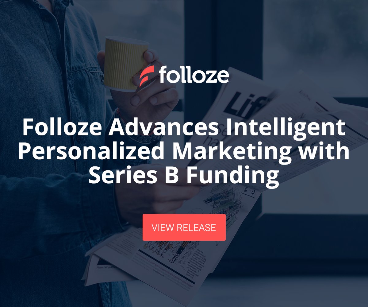 folloze's tweet photo. We are super excited to fuel the next wave of #B2B personalization. To learn more about our awesome new funding and board members check this out: https://t.co/q6wN1lqZec #ABM #ABMsuccess #B2Bmarketing #Folloze https://t.co/QuTdkHxC1i