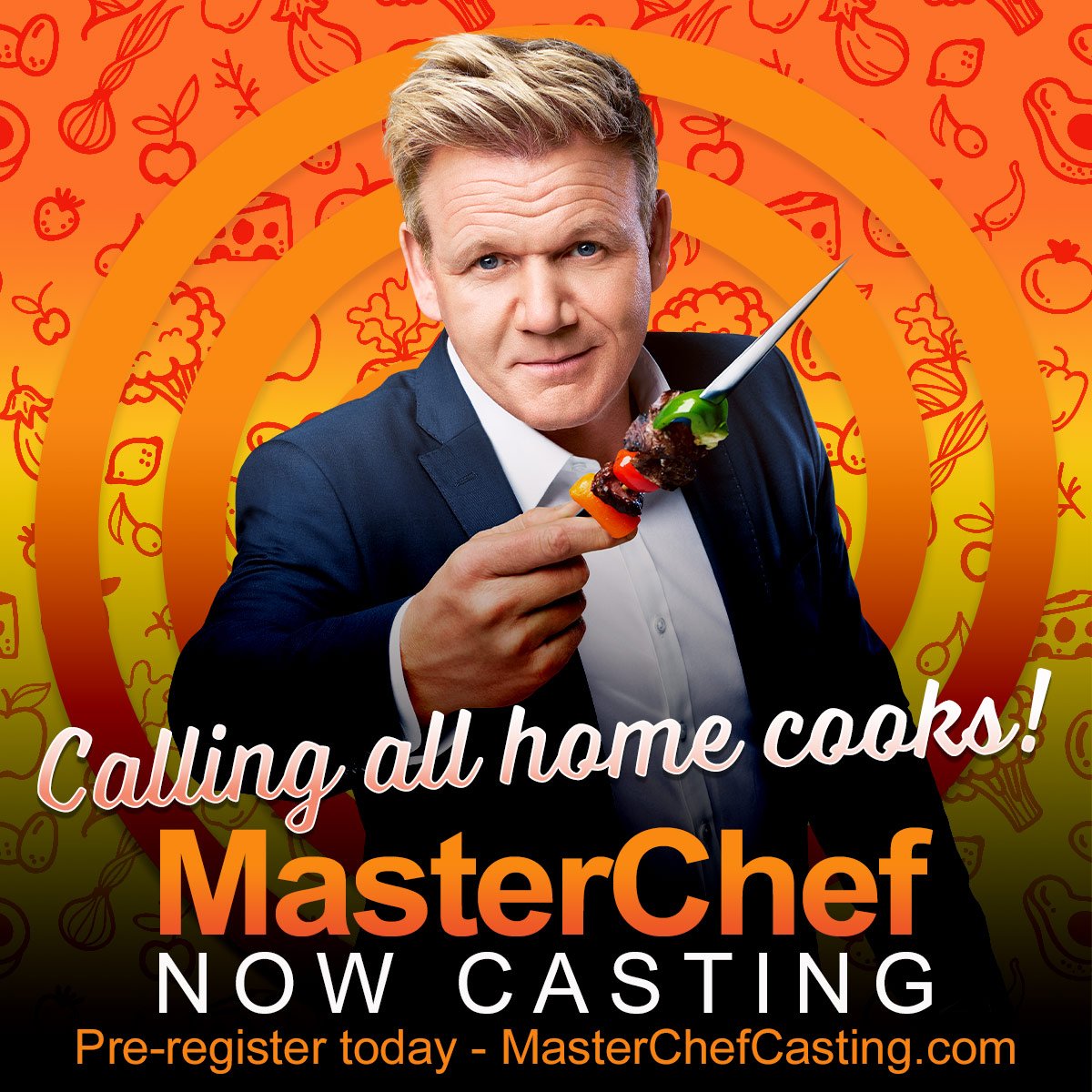 MasterChefUSA's tweet photo. MasterChef is CASTING NATIONWIDE for our next best HOMECOOKS! If you live in the midwest, we want to hear from you!

For more info and to register - https://t.co/UJTdIuC0cw

#masterchef #masterchefcasting #masterchefusa# #letseat #homecook #ohioeats #okeats https://t.co/asafPLVsJ6