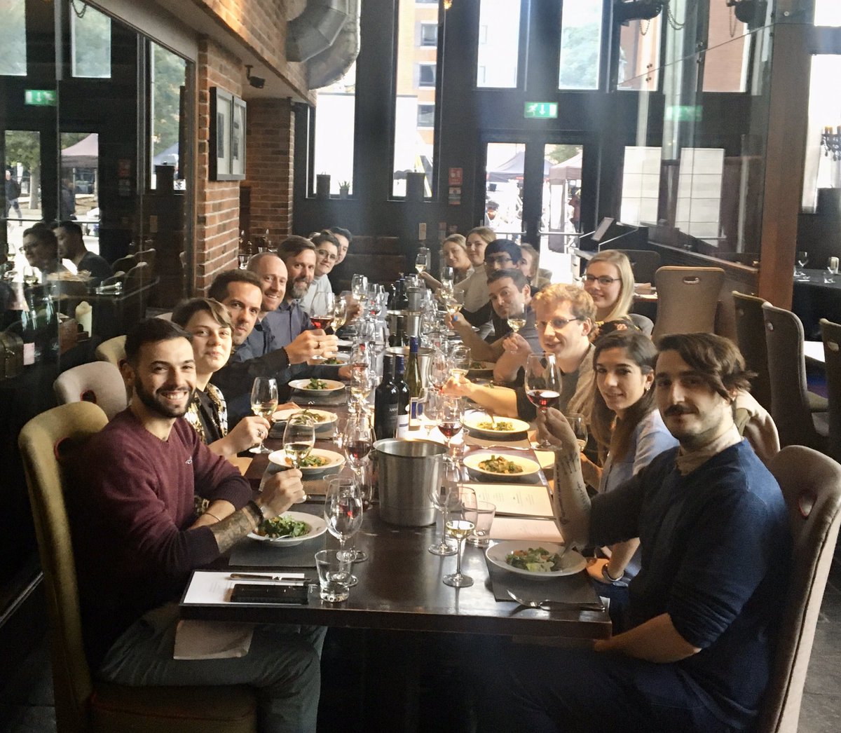 RichLockstone's tweet photo. Great lunch today with the 2019 #Malmaison Wine Champions... thanks to Chris and the team from #Xanadu #wines https://t.co/V1RlEv4MbZ