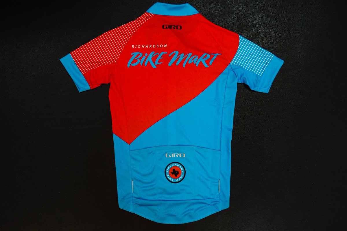 BikeMartStores's tweet photo. New Richardson Bike Mart road and mountain bike jerseys are now available! Pick yours up before they're all gone! #WeAreRBM #ridelocalshoplocal https://t.co/h3FTjxAbw9