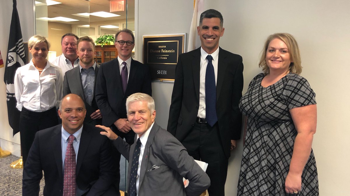 peopleforbikes's tweet photo. California for bikes! Thanks to @SenFeinstein's office for meeting with @BoschEBikeUSA, @RideShimano, @RideGenZe, @iamspecialized, and @NBDARetailers! #PFBinDC https://t.co/jptI5if7qP