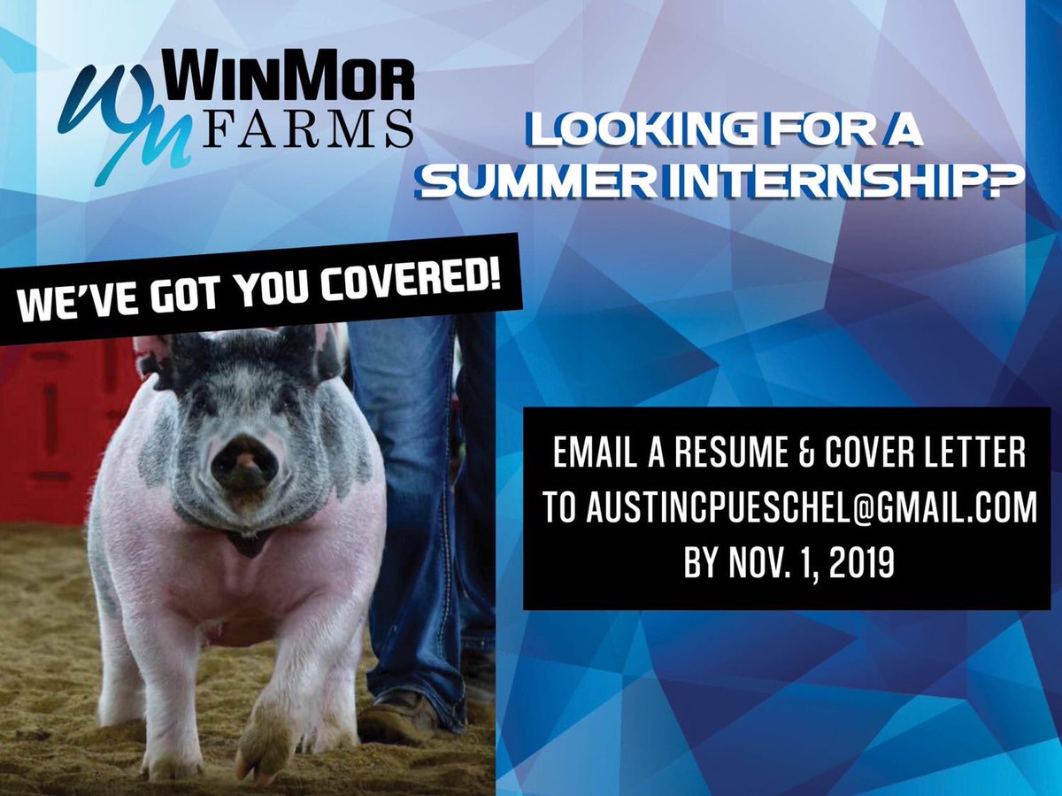 WinMorFarms's tweet photo. Deadline is approaching! Looking for our summer addition to Team #WinMor... https://t.co/fnS2YZcLXh