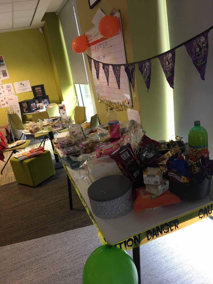 We're enjoying a Halloween buffet in Contact today, as we congratulate our colleague, Beth, who's moving onto a new challenge here at <a href="/Thirteen_Group/">Thirteen Group</a> #Spooky #halloween2019
