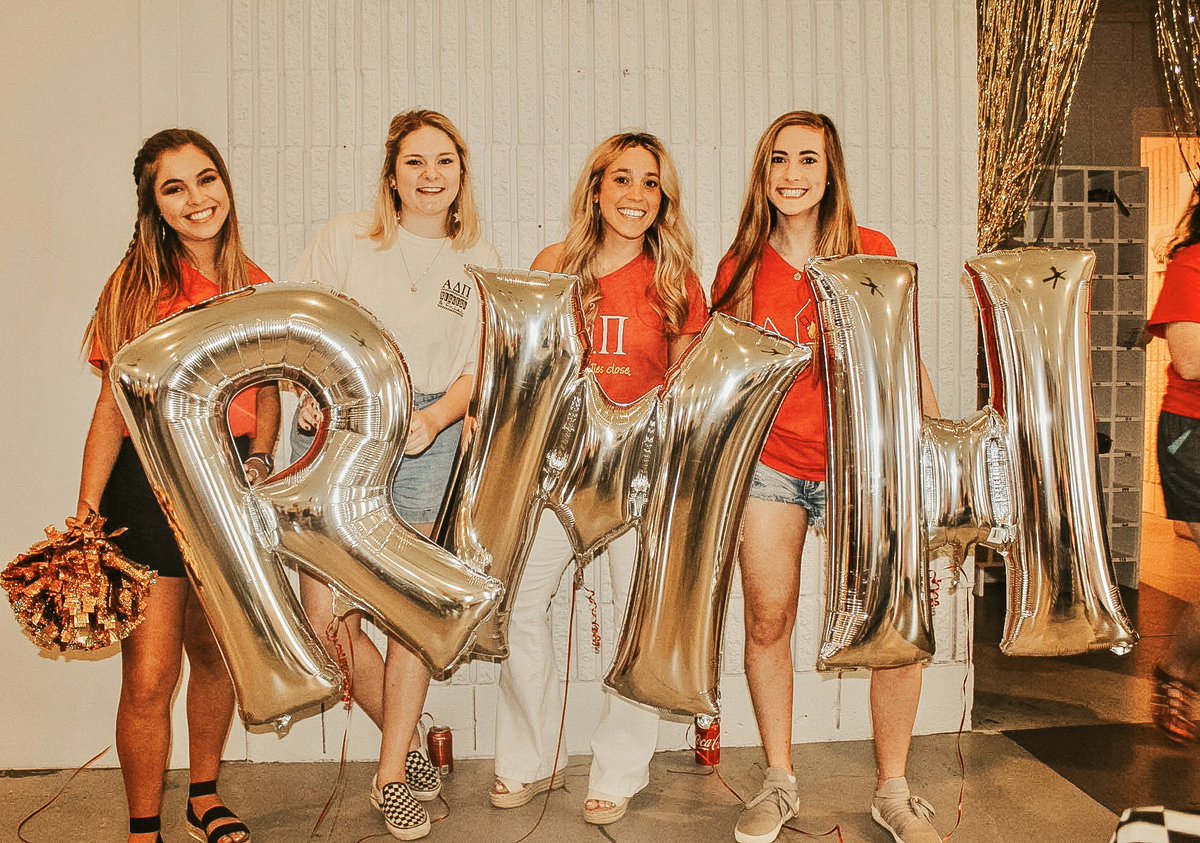 adpilovesRMHC's tweet photo. the house that love built, the house that ADPi supports. 

here’s to 40 years with the Ronald McDonald House!!!🤩❤️💛 #adpilovesRMH #happyanniversary https://t.co/kcJwqJzN0r