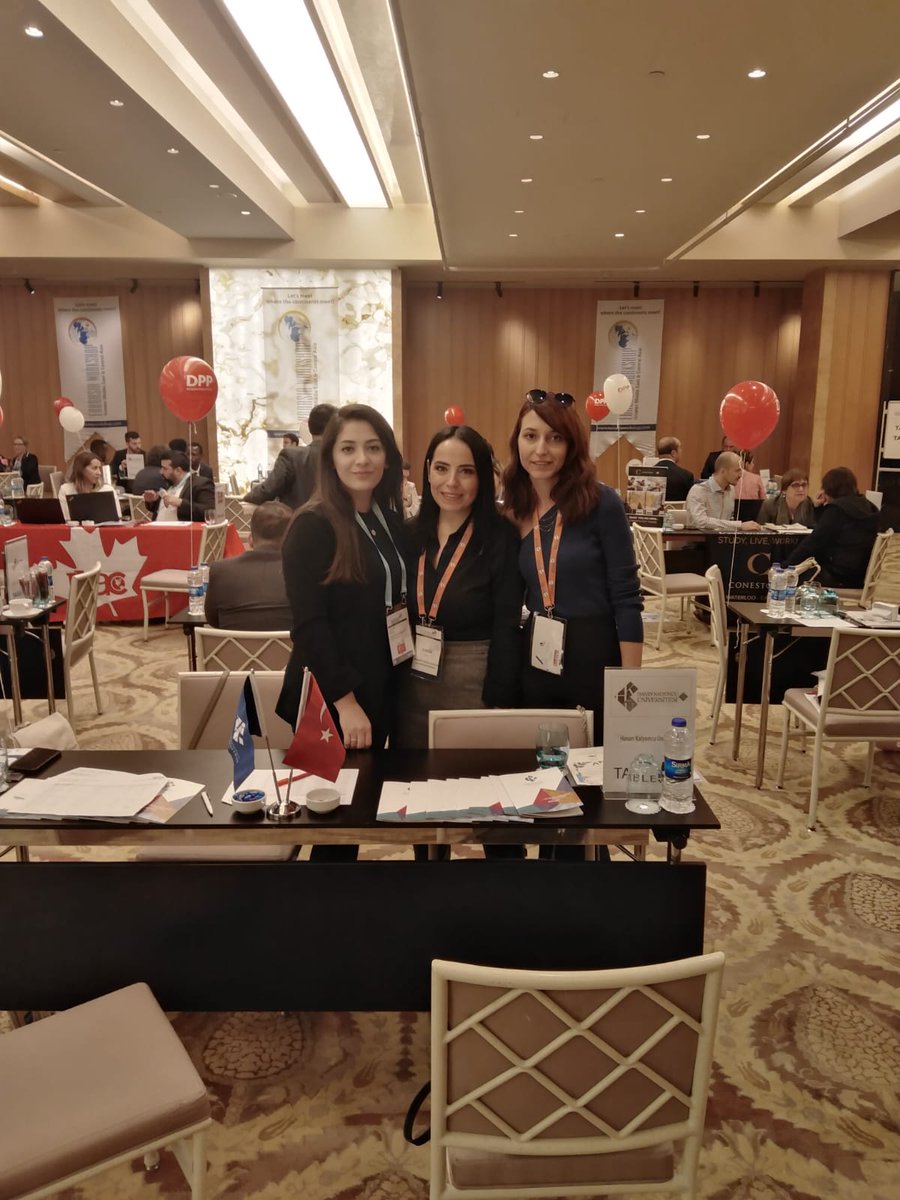 Canademy's tweet photo. Canademy olarak, dünyanın dört bir yanından gelen yurtdışı eğitim ve danışmanlık şirketleri, uluslararası  seçkin eğitimciler ve hizmet sağlayıcılar arasındaki iş bağlantılarını güçlendirmek adına düzenlenen Euroasia Workshop fuarına katılım sağladık.
 
👉 https://t.co/4M7YB3siJw https://t.co/DcVqUA5oP3