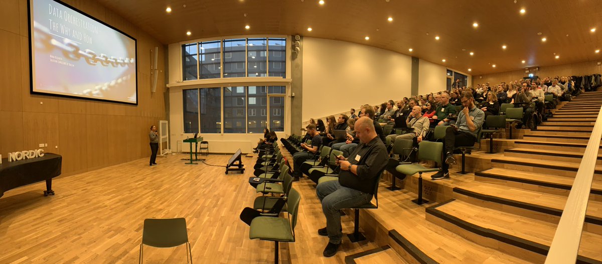 antonygibson75's tweet photo. Our very own Anna Kiljunen opening the sessions here in Copenhagen with ‘Data Orchestration, why and how?’ A packed hall at #WAWCPH with our good friends @IIH_Nordic!@tealium #data #dataorchestration https://t.co/hAf7V2Lcpi